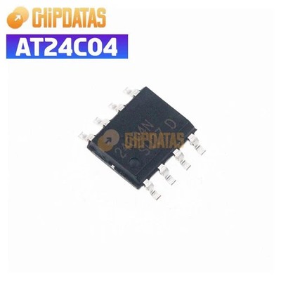 100PCS New AT24C04C AT24C04C-SSHM-T Serial EEPROM SOP-8 MICROCHIP / ATMEL