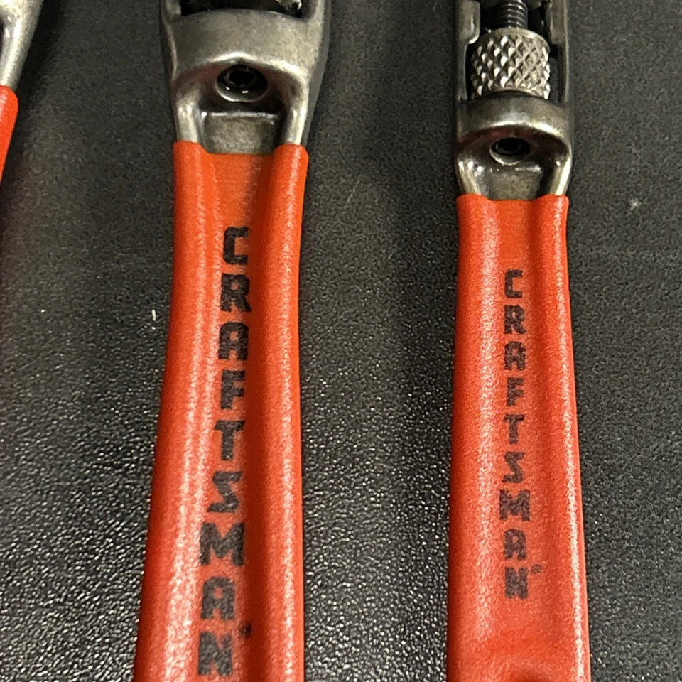 3x Vtg CRAFTSMAN Adjustable Wrench Pocket Socket Box End 43378 43380 43381 USA - Image 3 of 4
