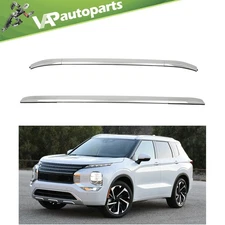 Roof Rack 2x Roof Rail For Mitsubishi Outlander 2022-2024 Aluminum