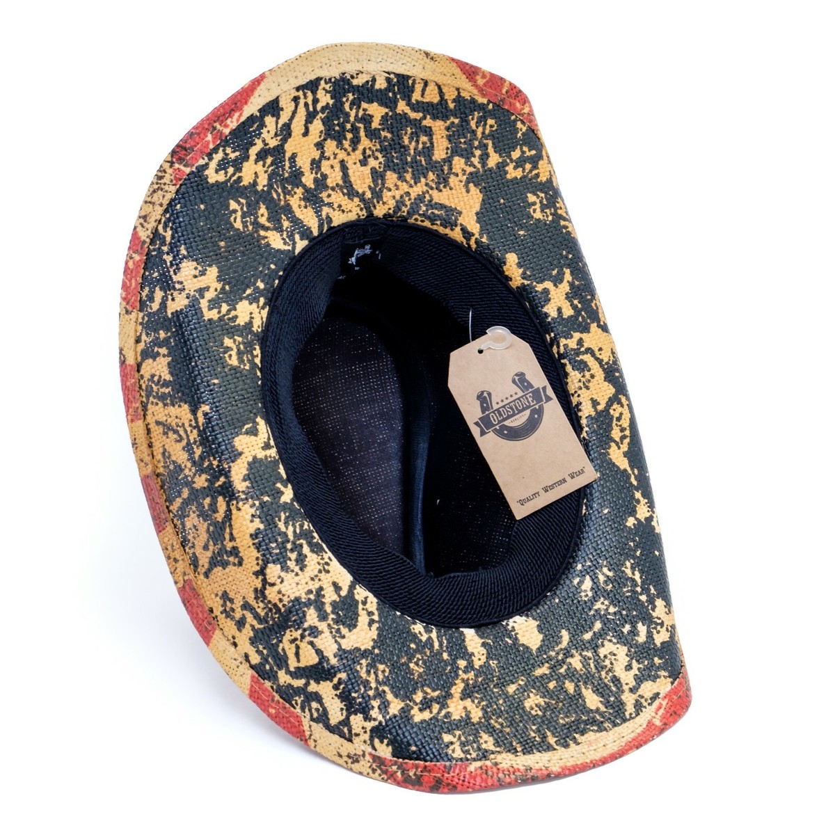 Cappello Cowboy Nero Taglia Unica Cappello Western Oldstone - Unisex, In Paglia, Stile Cowboy/cowgirl, Perfetto Per Estate E Inverno, Taglia Unica