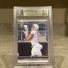 2017 Leaf Draft - #12 Christian McCaffrey Rookie Mint  9.5