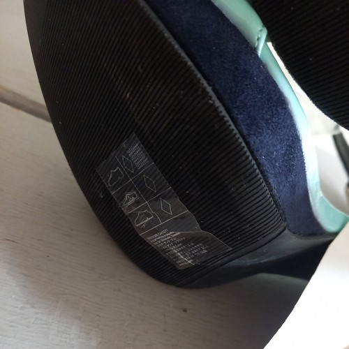 Sandalias H&M Azul Marino Rosa y Azul Correa al Tobillo Tacón Bloque Ocasión Vacaciones UK5 EU38 - Imagen 12 de 12