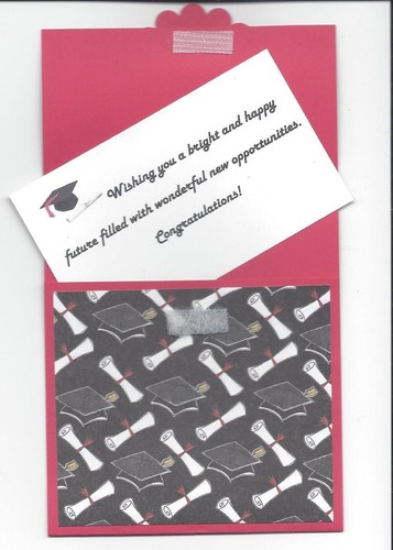 Handmade GRADUATION GIFT CARD/MONEY HOLDERS -- #G1--Lot of 4 - Picture 2 of 2