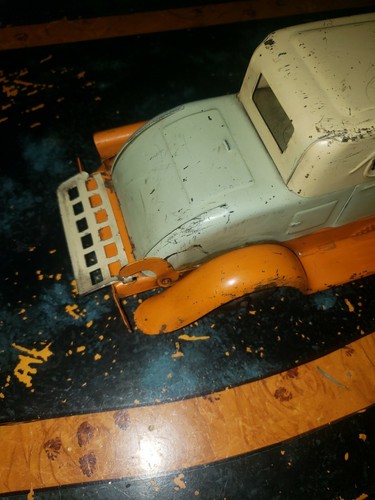 VERY RARE TOY Race CAR Original VTG 1930's GIRARD PIERCE ARROW Steel Wind-up Car - Picture 5 of 12