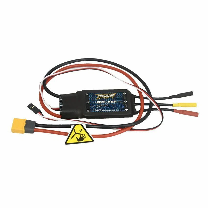 FMS part Brushless ESC 80A for YAK130 V2 Avanti V3 1700mm P51 F4U V3 70mm Viper - Image 3 of 4