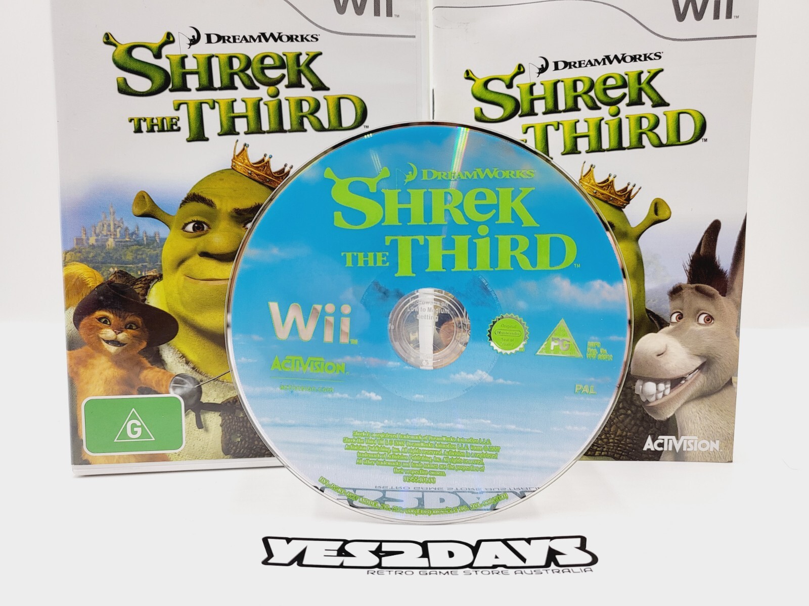 Shrek The Third Nintendo Wii game Wii U | PAL Edition - Complete with  Manual | eBay