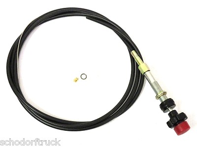 Buyers Products VCGTX10 10' Vernier Locking Control Cable, Truck Equipment