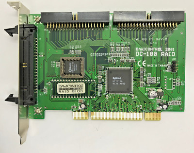 DAWICONTROL 2001  DC-100 LWE 88  IDE RAID CONTROLLER CARD PCI  #GK11528