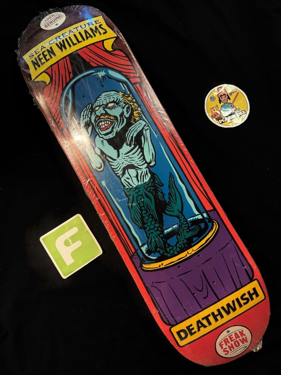 RARE Neen Williams Freak Show Deathwish Skateboard Deck Credo Pro