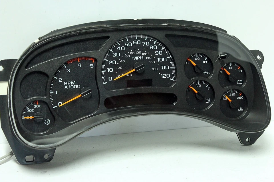 03-04 LED ROJO RECONSTRUIDO CHEVY GMC DURAMAX cuadro de instrumentos diésel devolución de dinero de $70 Foto 4 de 4