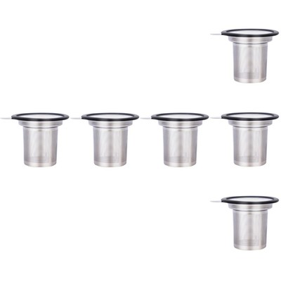  6 Pcs Teesieb Aus Edelstahl Feinmaschiges Loses Tee-Ei Für Losen