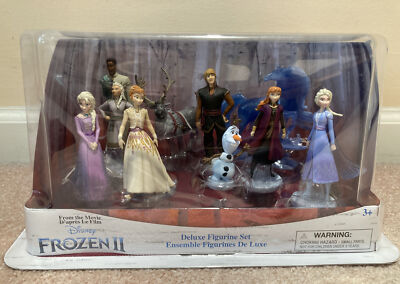 【希少】未開封 Disney Frozen II Deluxe Doll Set Disney Frozen II Deluxe Figurine Set Brand New! Elsa Anna Olaf