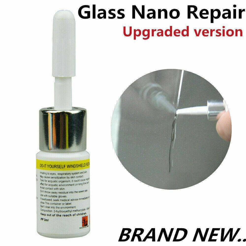 5-Pack Auto Glass Nano Repair Fluid Car Windshield Resin Crack Tool Kit  Crack US