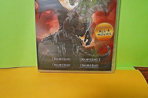 NEW/SEALED DVD SET! DRAGONHEART 4 MOVIE COLLECTION, HERO'S & DRAGON ADVENTURES! - Picture 4 of 9