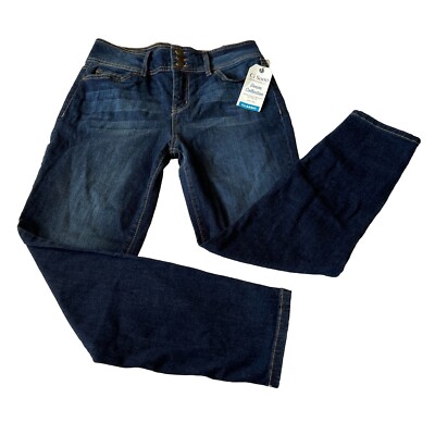 CISONO DENIM JEANS CLASSIC HIGH RISE SKINNY STRETCH DENIM WOMENS SIZE 11 / 30