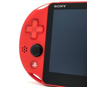 SONY PS Vita PCH-2000 Slim Metallic Red Wi-Fi FW:3.65 w/ Charger "Excellent+"