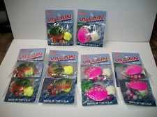 lot of 10 - VILLAIN Worm Harness - Single Blade single Hook with Float - T3lot#5