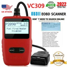 VC309 OBDII Scanner Automotive Engine Check Fault Code Reader Diagnostic Tool