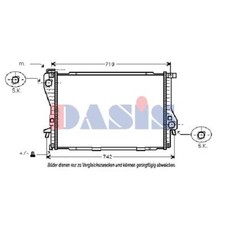Radiateur BMW 523