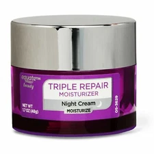 Equate Beauty Triple Repair Moisturizer Night Cream, 1.7 oz+
