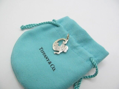 Tiffany & Co Rare Happy Monkey 925 Sterling Silver Charm | eBay