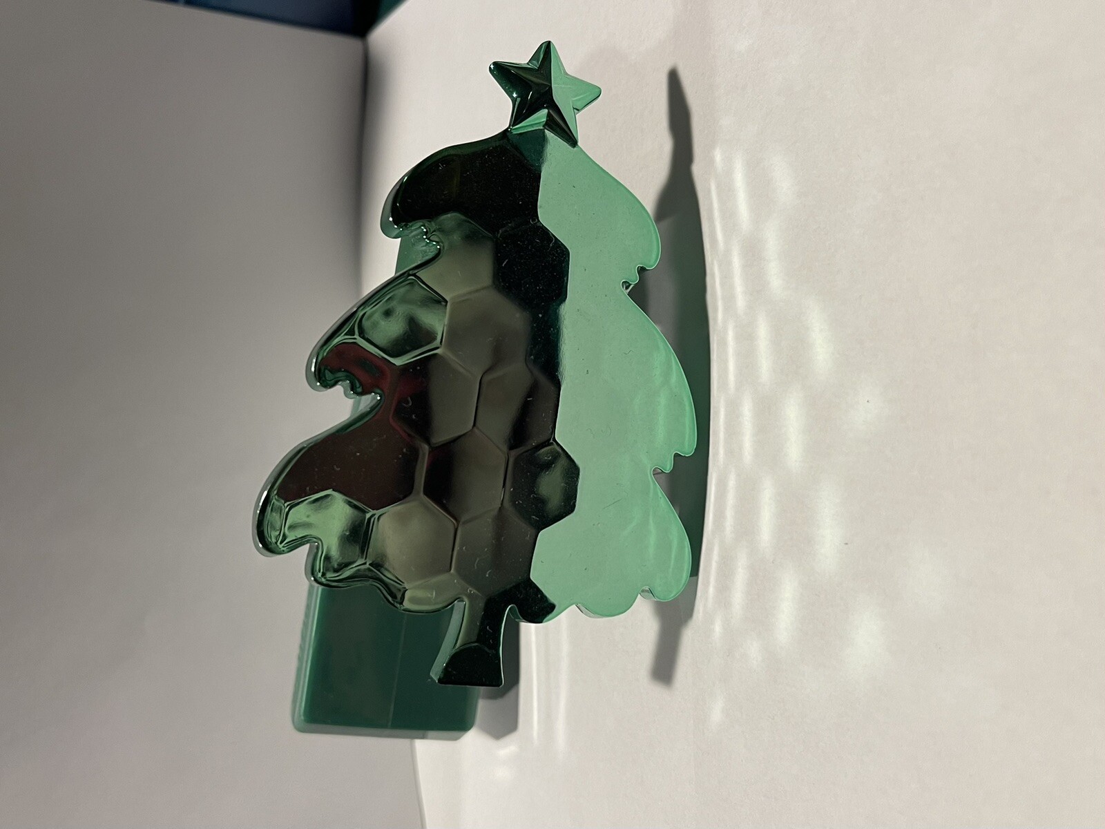 Bath & Body Works Wallflower Plug In Metallic Green Christmas Tree Wall Flower-image