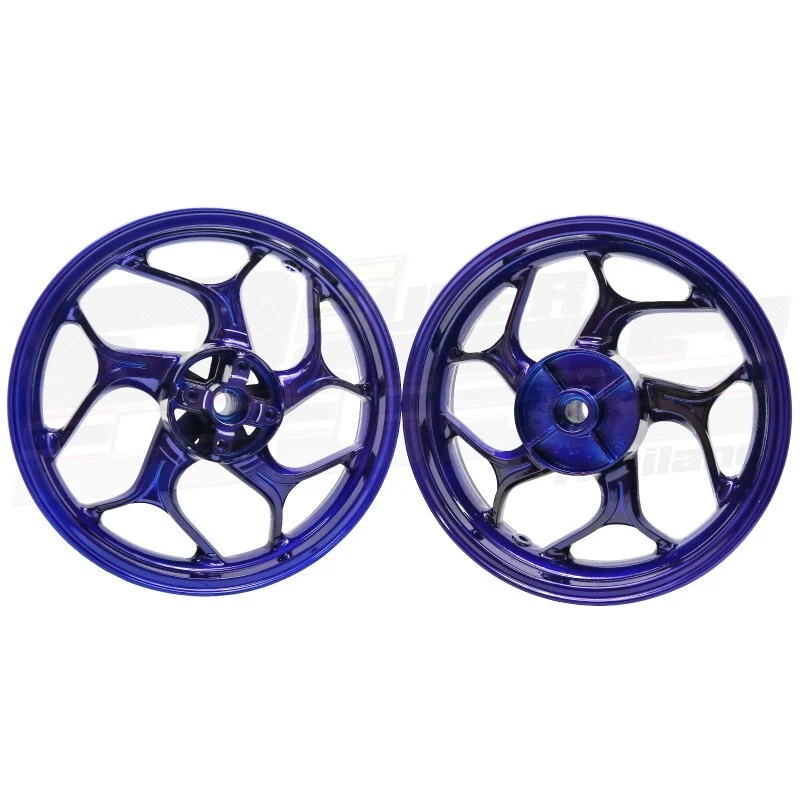 Llantas 250x14,350x14 para Honda MSX-SF, GROM125 azul + buje 3 + rodamiento 4 Foto 3 de 4