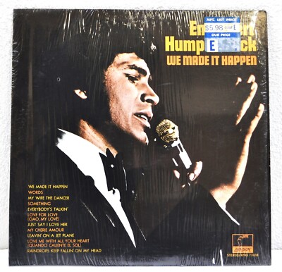 ENGELBERT HUMPERDINCK  ''We Made It Happen''   1970  Vinyl LP   Parrot  XPAS-71038