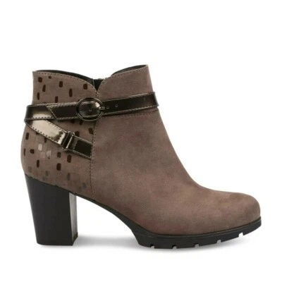 Bottine Neosoft Gris Daim Taille 36 Femme - Photo 1/4
