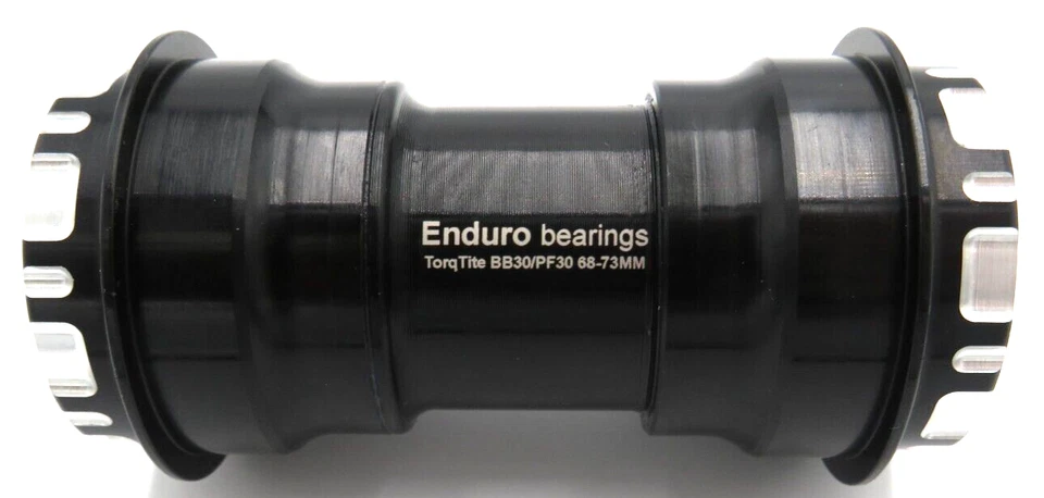Enduro Bottom Bracket PF30 XD15 Pro 68-73mm 24mm TorqTite Black - Image 3 of 4