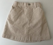 Uniqlo Kids Girls 5/6 Beige Corduroy Skirt