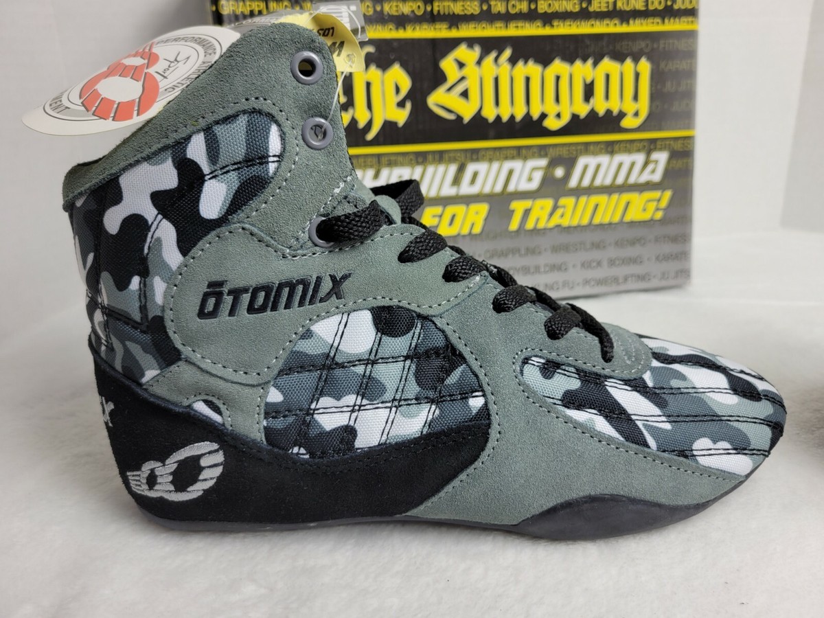 Otomix Stingray Bodybuilding Weightlifting MMA Grappling Shoe Grey