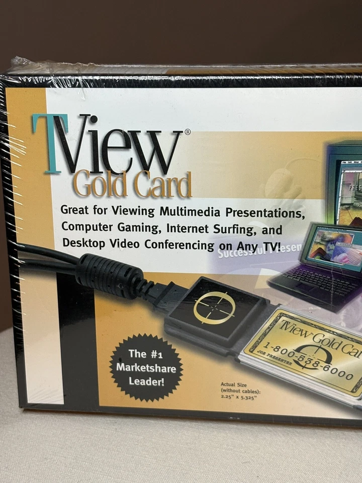 NIB VINTAGE TView Gold Card Focus Enhancements Old School Electronics - Image 2 of 3