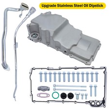 302-3 Ls Engine Swap Retro-fit Oil Pan For Chevy Wup Stainless Oil Dipstick