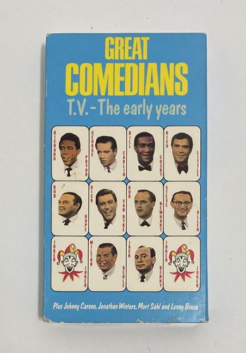 Great Comedians TV The Early Years VHS