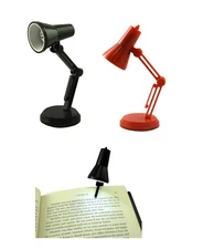 2 Pack LED Multi-Functional Book Light Adjustable Portable Clip Night Light New