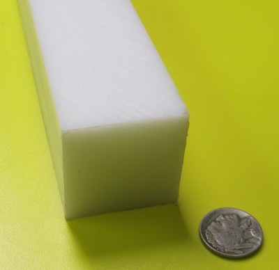 Hdpe White Bar 1.50'' Thick x 1.50'' Wide x 36'' Long