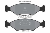 Textar 2310301 Bremsbelagsatz, Scheibenbremse FüR Ford, Mazda, Tvr ,Vw,