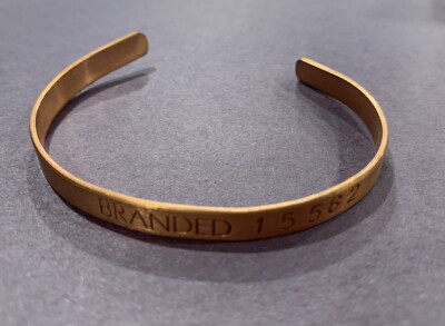 Vintage Gold Tone Cuff Bracelet   Style 15562 by KL