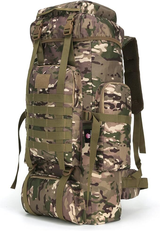 Hiking Backpack for Men 70L/100L Camping Backpack Military Rucksack