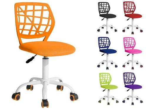Silla giratoria con ruedas escritorio ergonómica para niños oficina estudio | eBay