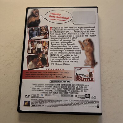 Dr. Dolittle (DVD, 1998) 24543044888| eBay