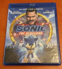 Sonic The Hedgehog Blu-ray James Marsden  Jim Carrey  Ben Schwartz  Tika Sumpter