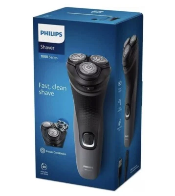 Philips Series 1000 Dry Men's Electric Shaver with Power Cut Blades -S1134/00
