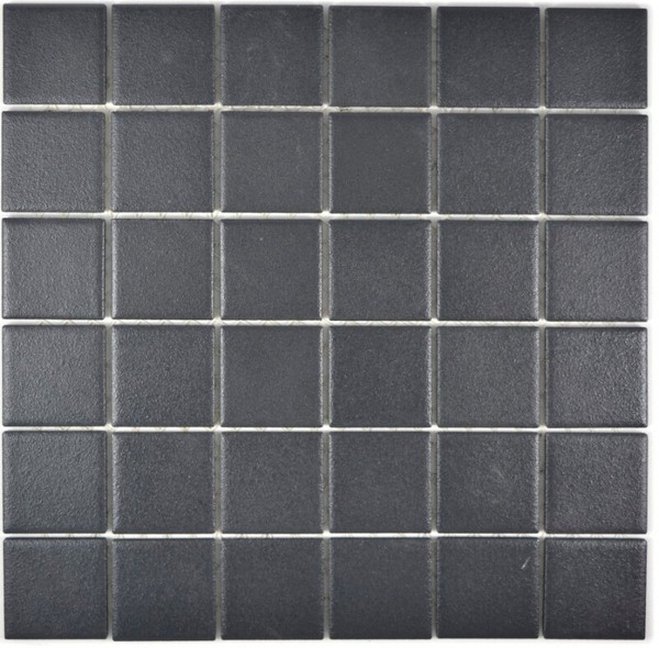 Keramik Mosaik Fliese Soft Schwarz Rutschemmend Rutschsicher Duschtasse ...-image