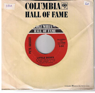 Pete Seeger - Little Boxes / Where Have All The Flowers Gone (7'', Single, RE)