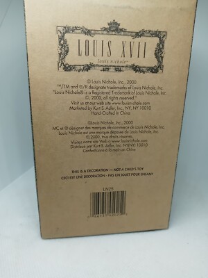 Vtg. Louis Nichole XVII Resin Victorian Fig.Doll/Ornament. H