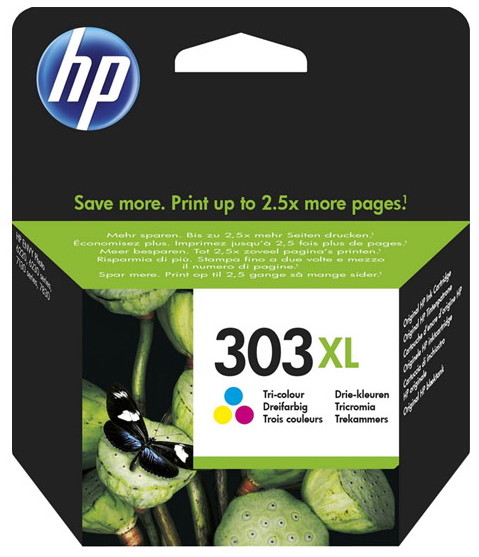 Hp Druckerpatrone Tinte Nr. 303 Xl Tri-Color, Dreifarbig-image