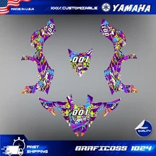 Graphics Kit for YAMAHA YFZ 450R 2009 2010 2011 2012-2013 graphics kit stickers