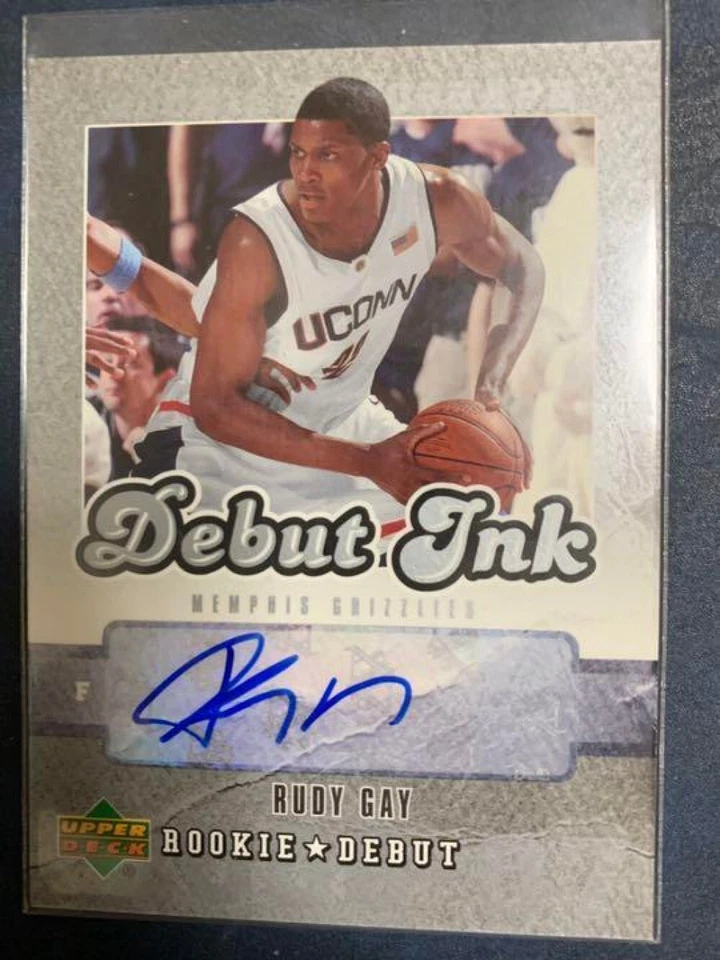 2006 Upper Deck Rudy Gay Memphis Grizzlies RC Auto From Japan #DI-RG - Image 3 of 4